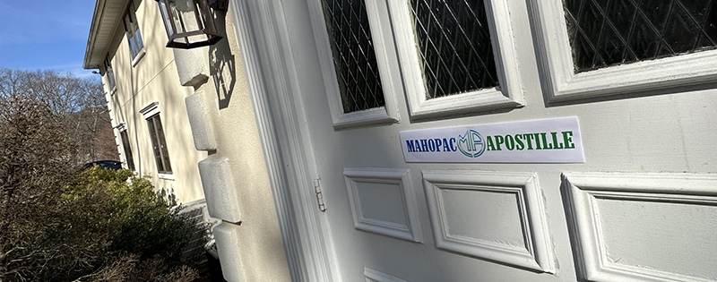 Mahopac Apostille Office Open